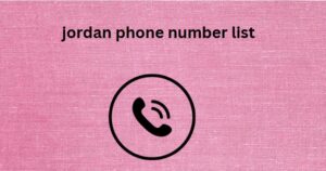jordan phone number list