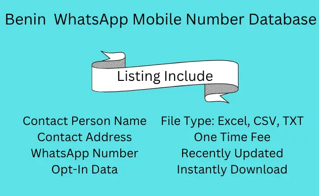 Benin WhatsApp Mobile Number Database